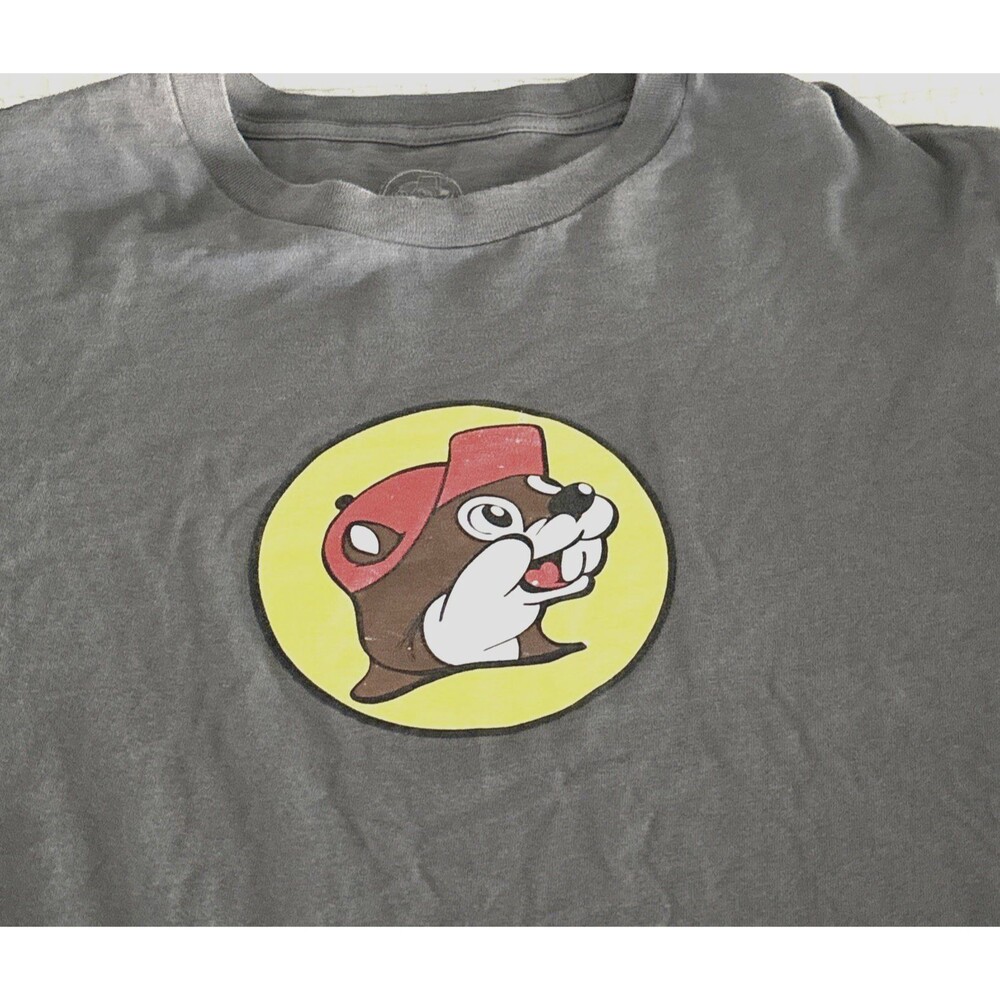 BUC-EES Gray Long Sleeve Tee Shirt 2XL Iconic Logo Unisex - Picture 2 of 4
